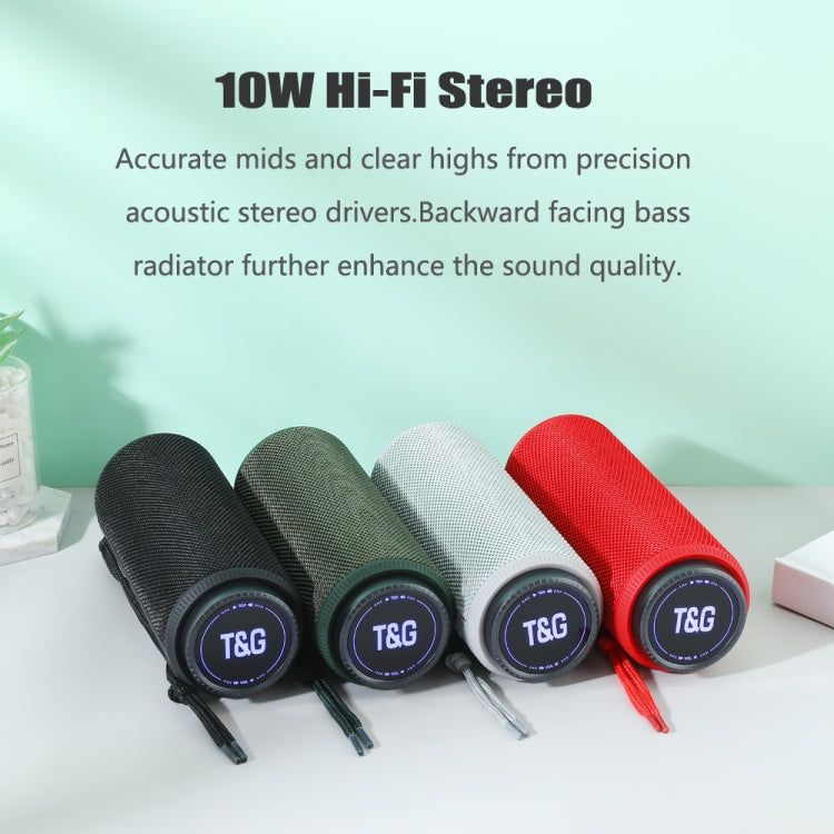 T&G TG332 10W HIFI Stereo Wasserdichter tragbarer Bluetooth-Lautsprecher