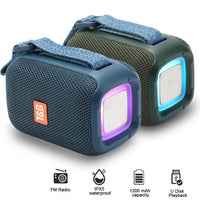 T&G TG339 RGB Light 5W wasserdichter tragbarer Bluetooth-Lautsprecher