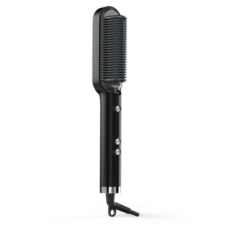 K-SKIN KD380 Haarglätter Elektrischer Lockenwickler für glattes Haar Kammbürste PTC-Heizung Keramikbürste für glattes Haar, UK Plug, Black, UK Plug, White, EU Plug, Black, EU Plug, White