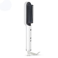 K-SKIN KD380 Haarglätter Elektrischer Lockenwickler für glattes Haar Kammbürste PTC-Heizung Keramikbürste für glattes Haar, UK Plug, Black, UK Plug, White, EU Plug, Black, EU Plug, White