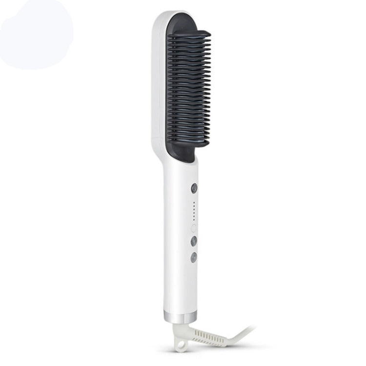 K-SKIN KD380 Haarglätter Elektrischer Lockenwickler für glattes Haar Kammbürste PTC-Heizung Keramikbürste für glattes Haar, UK Plug, Black, UK Plug, White, EU Plug, Black, EU Plug, White