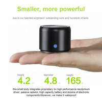EWA A106Pro IPX7 Wasserdichter tragbarer Mini-Bluetooth-Metalllautsprecher
