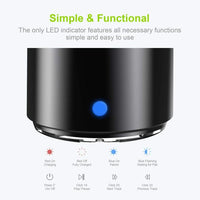 EWA A106Pro IPX7 Wasserdichter tragbarer Mini-Bluetooth-Metalllautsprecher