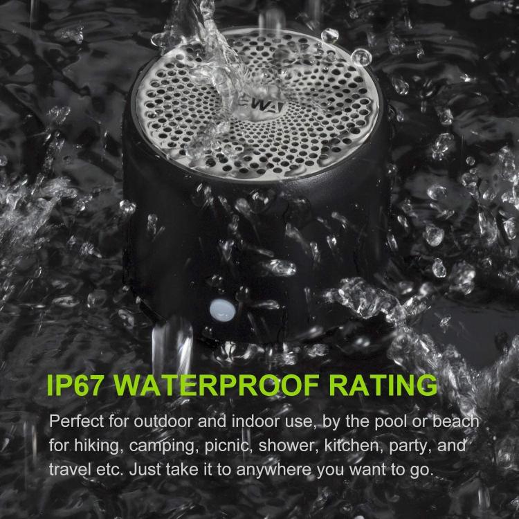 EWA A106Pro IPX7 Wasserdichter tragbarer Mini-Bluetooth-Metalllautsprecher