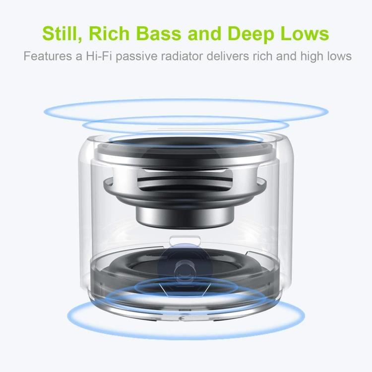 EWA A106Pro IPX7 Wasserdichter tragbarer Mini-Bluetooth-Metalllautsprecher