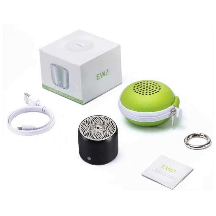 EWA A106Pro IPX7 Wasserdichter tragbarer Mini-Bluetooth-Metalllautsprecher