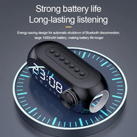 AEC S8 Wecker Bluetooth-Lautsprecher mit LED-Lichtunterstützung TF / FM, S8