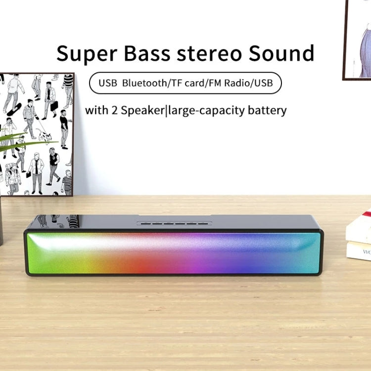 AEC BT601 RGB Light HiFi Soundbar Bluetooth Lautsprecher Heimkino, BT601