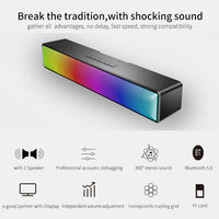 AEC BT601 RGB Light HiFi Soundbar Bluetooth Lautsprecher Heimkino, BT601
