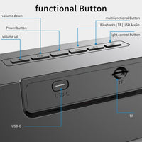 AEC BT601 RGB Light HiFi Soundbar Bluetooth Lautsprecher Heimkino, BT601