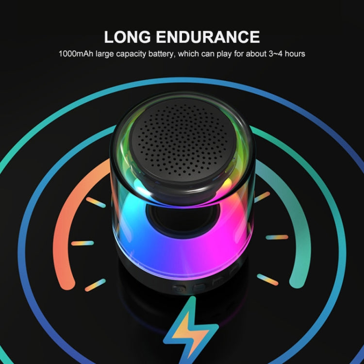 ENKAY Hat-Prince Tragbarer kabelloser Bluetooth-Lautsprecher mit RGB-Licht, S, L
