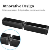 BKS-33 5.0 TV Home Wireless Soundbar, unterstützt TF, abnehmbar und spleißen, 3D-Stereoeffekt