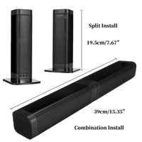 BKS-33 5.0 TV Home Wireless Soundbar, unterstützt TF, abnehmbar und spleißen, 3D-Stereoeffekt
