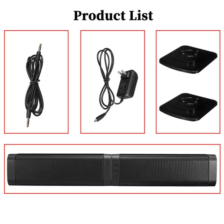 BKS-33 5.0 TV Home Wireless Soundbar, unterstützt TF, abnehmbar und spleißen, 3D-Stereoeffekt