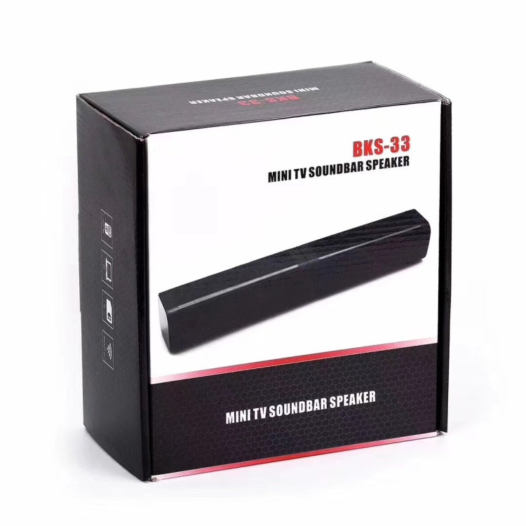 BKS-33 5.0 TV Home Wireless Soundbar, unterstützt TF, abnehmbar und spleißen, 3D-Stereoeffekt