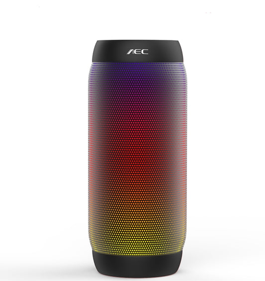 BQ615 PRO Bunter LED-Wireless-HiFi-Stereolautsprecher, kombiniert Bluetooth + TF-Kartenspieler + UKW-Radio + AUX + NFC, BQ615 PRO
