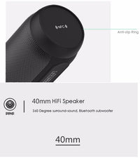 BQ615 PRO Bunter LED-Wireless-HiFi-Stereolautsprecher, kombiniert Bluetooth + TF-Kartenspieler + UKW-Radio + AUX + NFC, BQ615 PRO