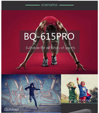 BQ615 PRO Bunter LED-Wireless-HiFi-Stereolautsprecher, kombiniert Bluetooth + TF-Kartenspieler + UKW-Radio + AUX + NFC, BQ615 PRO