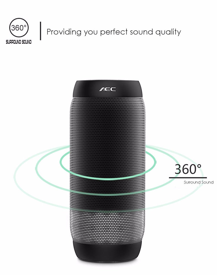 BQ615 PRO Bunter LED-Wireless-HiFi-Stereolautsprecher, kombiniert Bluetooth + TF-Kartenspieler + UKW-Radio + AUX + NFC, BQ615 PRO