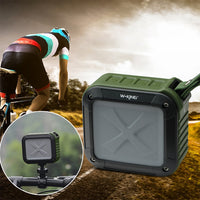 W-KING S7 Mini kabelloser wasserdichter Lautsprecher mit TF/FM/AUX/NFC Bluetooth-Fahrradlautsprecher, black, Orange, blue, Army Green