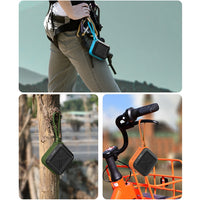 W-KING S7 Mini kabelloser wasserdichter Lautsprecher mit TF/FM/AUX/NFC Bluetooth-Fahrradlautsprecher, black, Orange, blue, Army Green