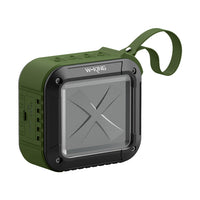 W-KING S7 Mini kabelloser wasserdichter Lautsprecher mit TF/FM/AUX/NFC Bluetooth-Fahrradlautsprecher, black, Orange, blue, Army Green