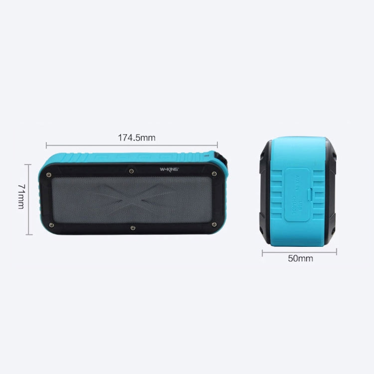 W-KING S20 Loundspeakers IPX6 Wasserdichter Bluetooth-Lautsprecher Tragbarer NFC-Bluetooth-Lautsprecher für Outdoor/Dusche/Fahrrad FM-Radio