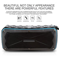 Tragbarer Bluetooth-Lautsprecher, Super-Bass-Stereo-Funklautsprecher, unterstützt IP66, wasserdicht, Notaufladung, Freisprecheinrichtung, TF