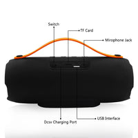 E13 Tragbarer Mini-Bluetooth-Lautsprecher, Stereo-Freisprecheinrichtung, Radio, Musik-Subwoofer, Säulenlautsprecher mit TF FM, RED, BLUE, BLACK