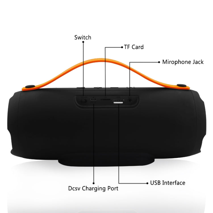 E13 Tragbarer Mini-Bluetooth-Lautsprecher, Stereo-Freisprecheinrichtung, Radio, Musik-Subwoofer, Säulenlautsprecher mit TF FM, RED, BLUE, BLACK