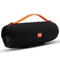 E13 Tragbarer Mini-Bluetooth-Lautsprecher, Stereo-Freisprecheinrichtung, Radio, Musik-Subwoofer, Säulenlautsprecher mit TF FM, RED, BLUE, BLACK