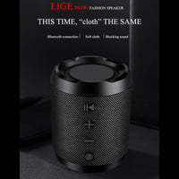 Tragbarer Bluetooth-Lautsprecher, tragbares Soundsystem, 5 W, Stereo-Musik-Surround, wasserdichter Outdoor-Lautsprecher