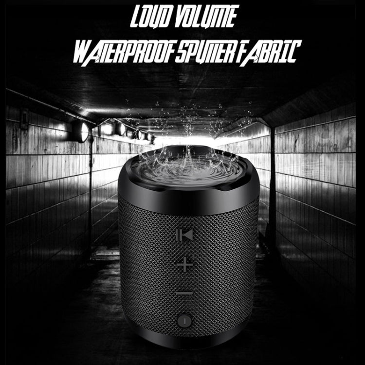 Tragbarer Bluetooth-Lautsprecher, tragbares Soundsystem, 5 W, Stereo-Musik-Surround, wasserdichter Outdoor-Lautsprecher