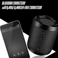 Tragbarer Bluetooth-Lautsprecher, tragbares Soundsystem, 5 W, Stereo-Musik-Surround, wasserdichter Outdoor-Lautsprecher