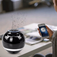 T&G A18 Ball Bluetooth-Lautsprecher mit LED-Licht, tragbarer kabelloser Mini-Lautsprecher, mobile Musik, MP3-Subwoofer, unterstützt TF, BLACK, BLUE, PINK, WHITE