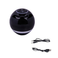T&G A18 Ball Bluetooth-Lautsprecher mit LED-Licht, tragbarer kabelloser Mini-Lautsprecher, mobile Musik, MP3-Subwoofer, unterstützt TF, BLACK, BLUE, PINK, WHITE