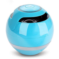T&G A18 Ball Bluetooth-Lautsprecher mit LED-Licht, tragbarer kabelloser Mini-Lautsprecher, mobile Musik, MP3-Subwoofer, unterstützt TF, BLACK, BLUE, PINK, WHITE