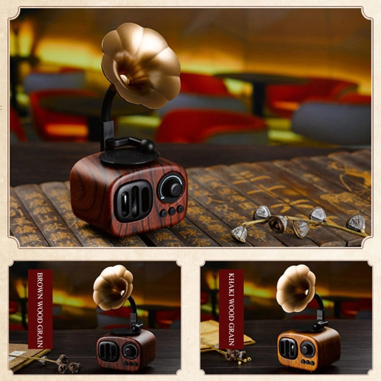Retro Holz Tragbare Mini Bluetooth Lautsprecher Drahtlose Lautsprecher Outdoor Lautsprecher Sound System TF FM Radio Musik Subwoofer