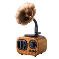 Retro Holz Tragbare Mini Bluetooth Lautsprecher Drahtlose Lautsprecher Outdoor Lautsprecher Sound System TF FM Radio Musik Subwoofer