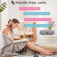 BY Tragbarer Bluetooth-Lautsprecher, wasserdichter kabelloser Lautsprecher, 3D-Stereo-Musik-Surround-Sound-System, Außenlautsprecher, unterstützt TF AUX
