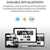 BY Tragbarer Bluetooth-Lautsprecher, wasserdichter kabelloser Lautsprecher, 3D-Stereo-Musik-Surround-Sound-System, Außenlautsprecher, unterstützt TF AUX