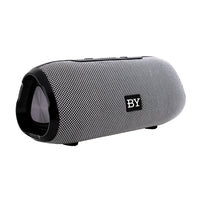 BY Tragbarer Bluetooth-Lautsprecher, wasserdichter kabelloser Lautsprecher, 3D-Stereo-Musik-Surround-Sound-System, Außenlautsprecher, unterstützt TF AUX
