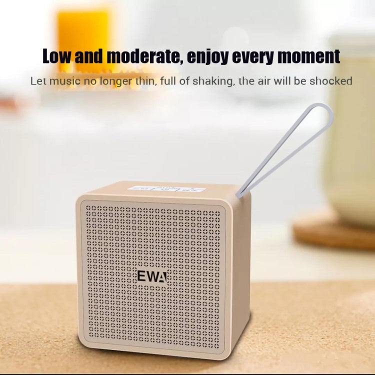 EWA A105 High Hidelity Bluetooth-Lautsprecher, kleiner Hochleistungsbass, TWS Bluetooth-Technologie unterstützt TF