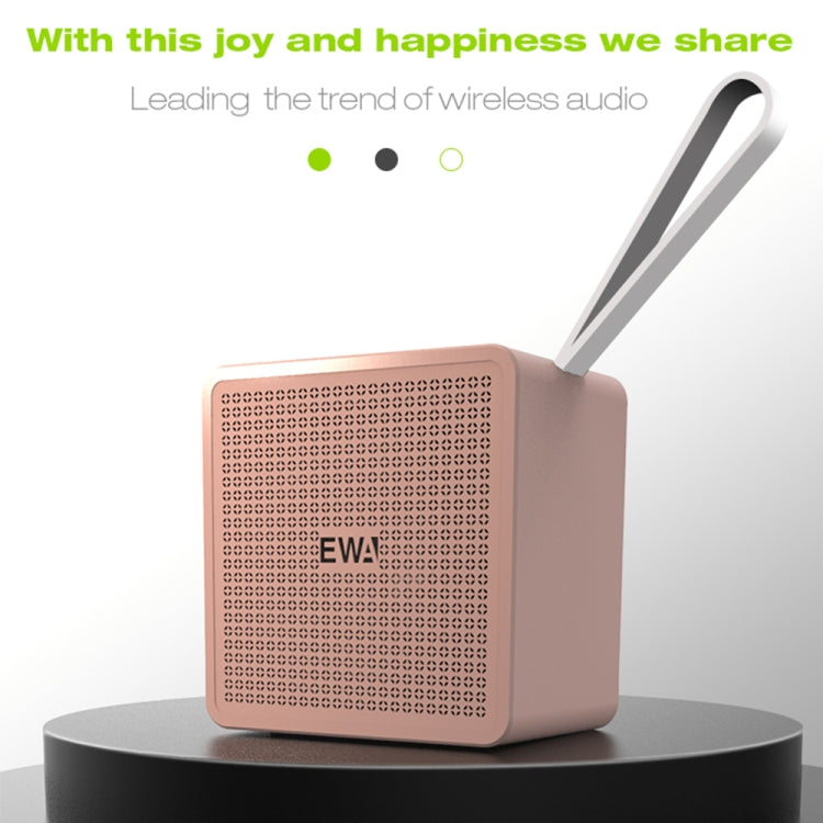 EWA A105 High Hidelity Bluetooth-Lautsprecher, kleiner Hochleistungsbass, TWS Bluetooth-Technologie unterstützt TF