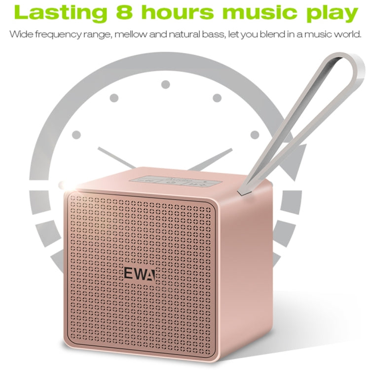 EWA A105 High Hidelity Bluetooth-Lautsprecher, kleiner Hochleistungsbass, TWS Bluetooth-Technologie unterstützt TF