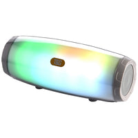 T&G TG165 5 W * 2 tragbarer kabelloser Lautsprecher mit tanzendem LED-Blinklicht, MP3, AUX, USB, FM-Radio, Stereo-Subwoofer