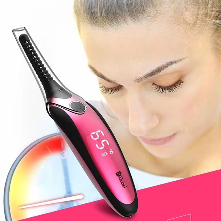 Duosi DY-102 Tragbarer Stift-Stil, beheizter, langlebiger elektrischer Wimpernzange zum Bügeln, USB-wiederaufladbarer, elektrisch beheizter Make-up-Lockenclip