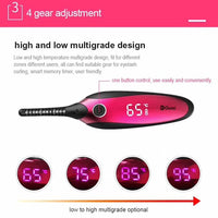 Duosi DY-102 Tragbarer Stift-Stil, beheizter, langlebiger elektrischer Wimpernzange zum Bügeln, USB-wiederaufladbarer, elektrisch beheizter Make-up-Lockenclip