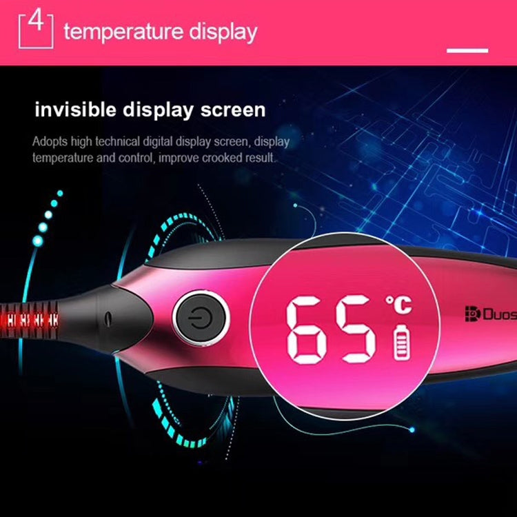 Duosi DY-102 Tragbarer Stift-Stil, beheizter, langlebiger elektrischer Wimpernzange zum Bügeln, USB-wiederaufladbarer, elektrisch beheizter Make-up-Lockenclip