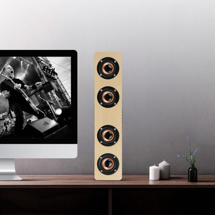 W8 Bluetooth 4.2-Lautsprecher, vier Lautsprecher, Super-Bass-Subwoofer mit Mikrofon, 3,5 mm, unterstützt TF-Karte